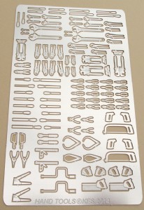 KFS 1/24 手工具組 蝕刻片 (PE97)